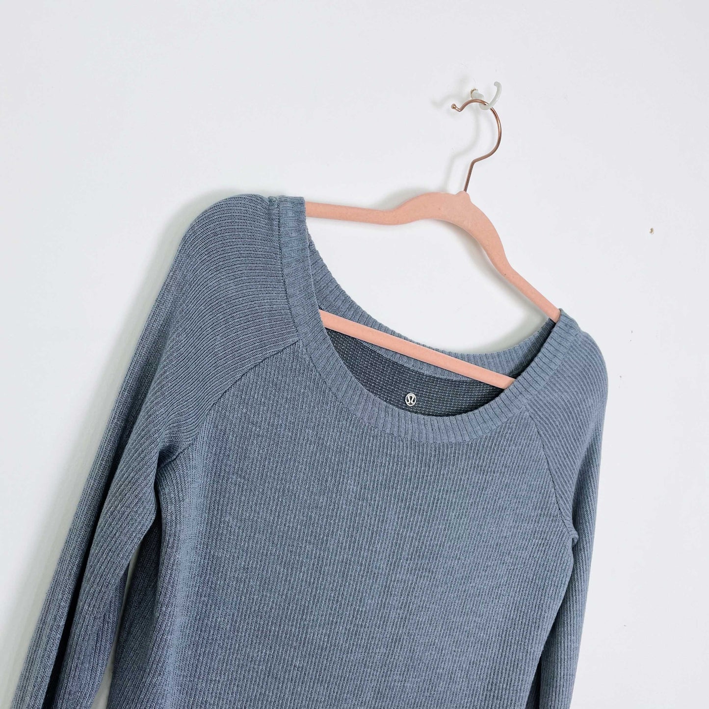 lululemon chai time reversible knit sweater - size small