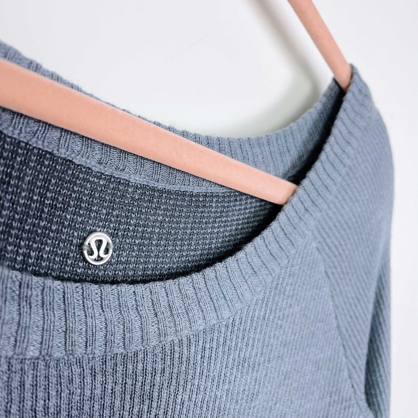 lululemon chai time reversible knit sweater - size small