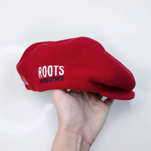 vintage 1998 roots fleece flat cap