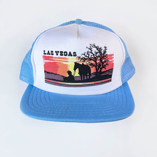 deadstock NWT 80s las vegas trucker hat