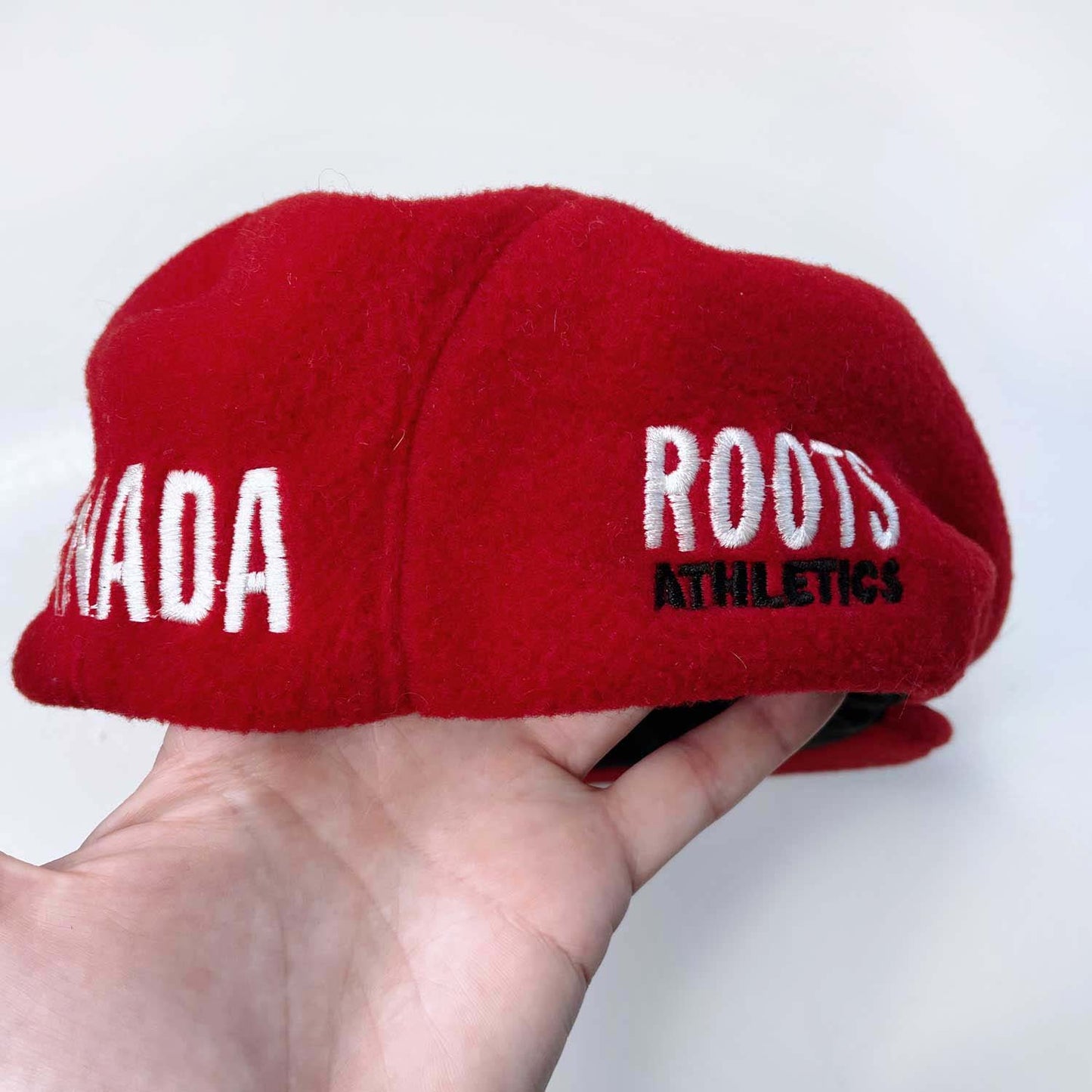 vintage 1998 roots fleece flat cap