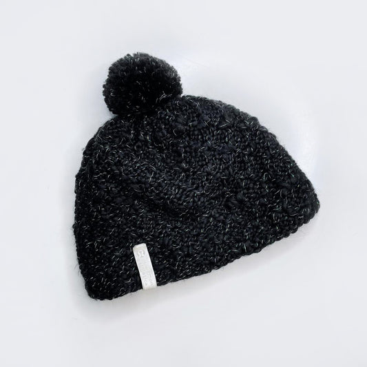 lululemon wool-blend metallic knit pom toque