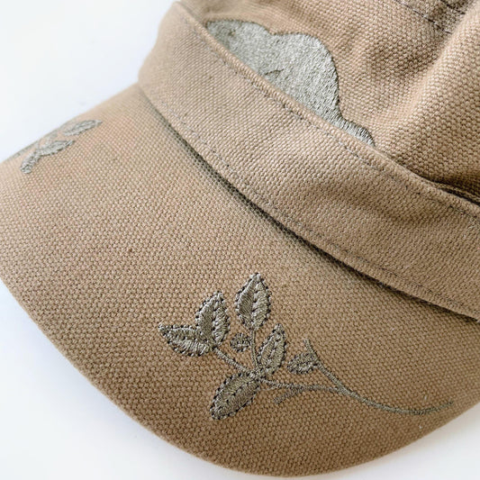 vintage roots military peaking beaver hat