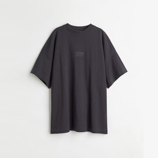 h&m oversized minimal LA tee