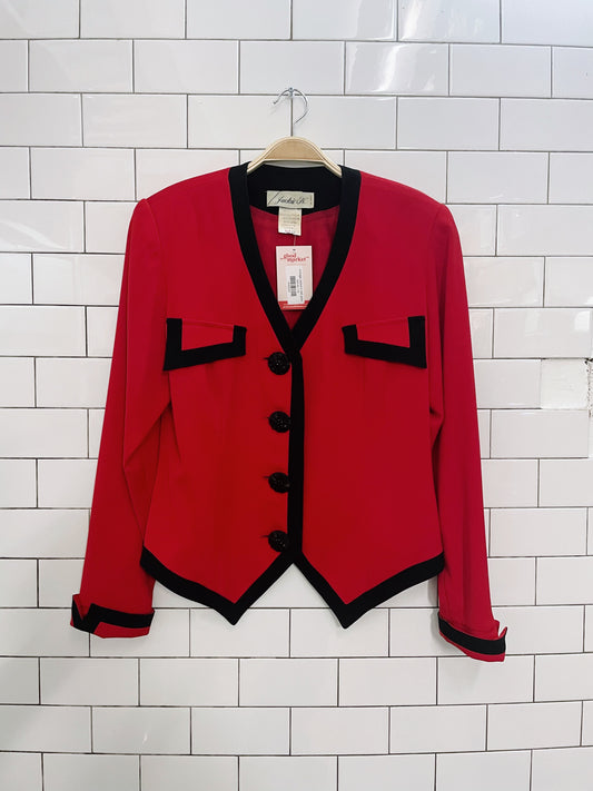 vintage jackie k red jacket