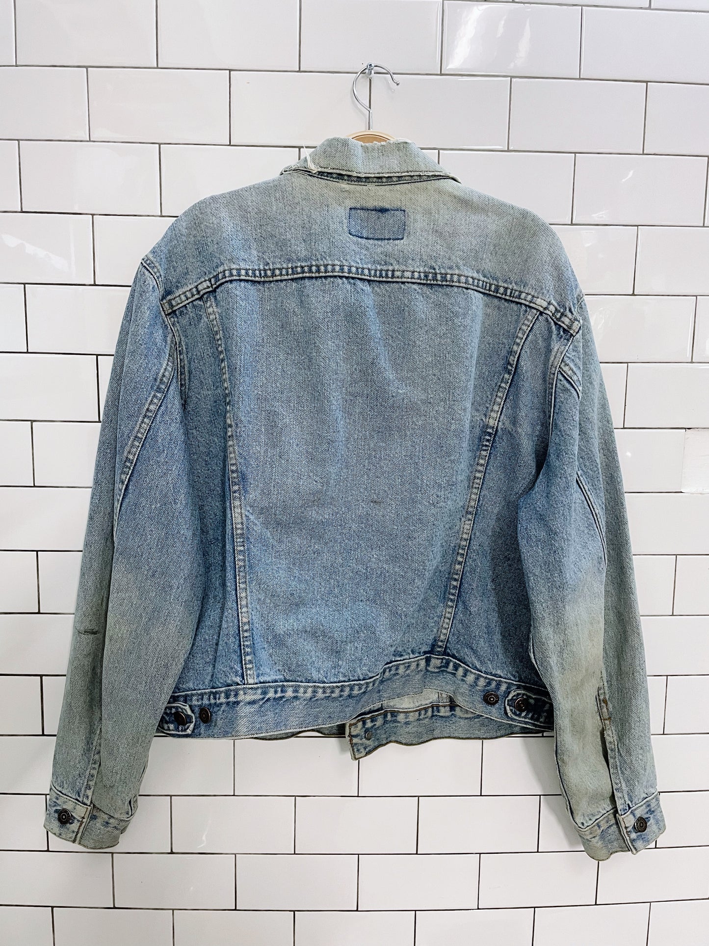 vintage 90s levi's 75505 denim trucker jacket