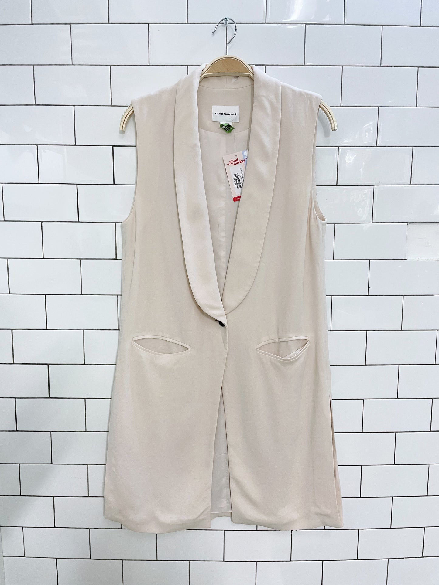 club monaco sonti blazer vest