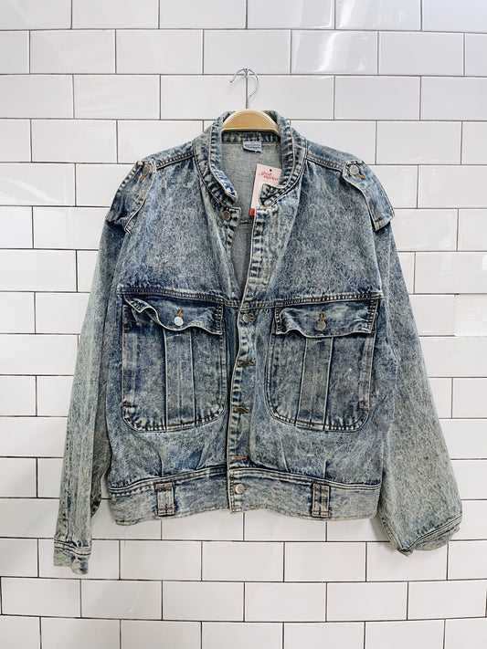 vintage weekend blues utility denim jacket