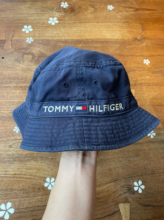 y2k tommy hilfiger bucket hat