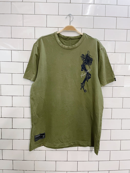 vintage avirex embroidered y2k dragon tee