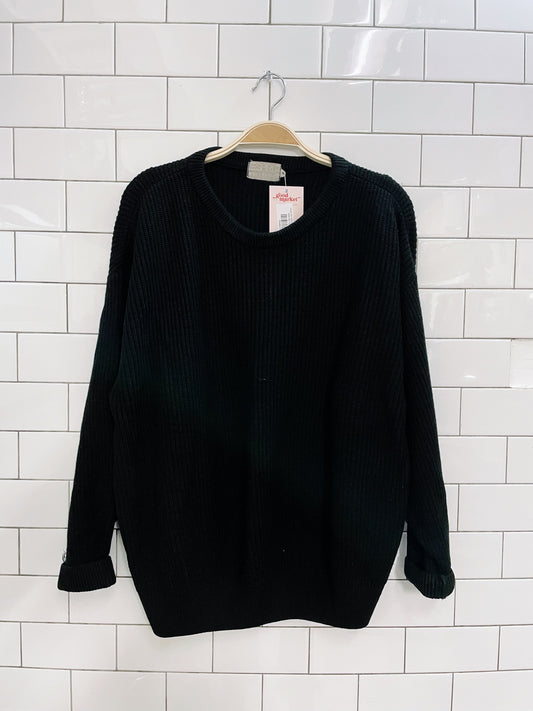 vintage 90s esprit minimal ribbed knit crew