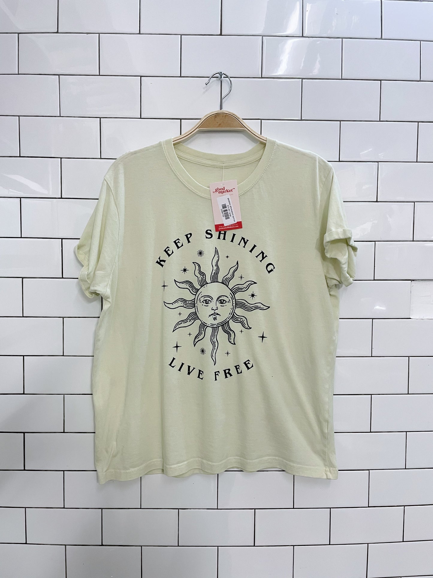 positive affirmation sun tee