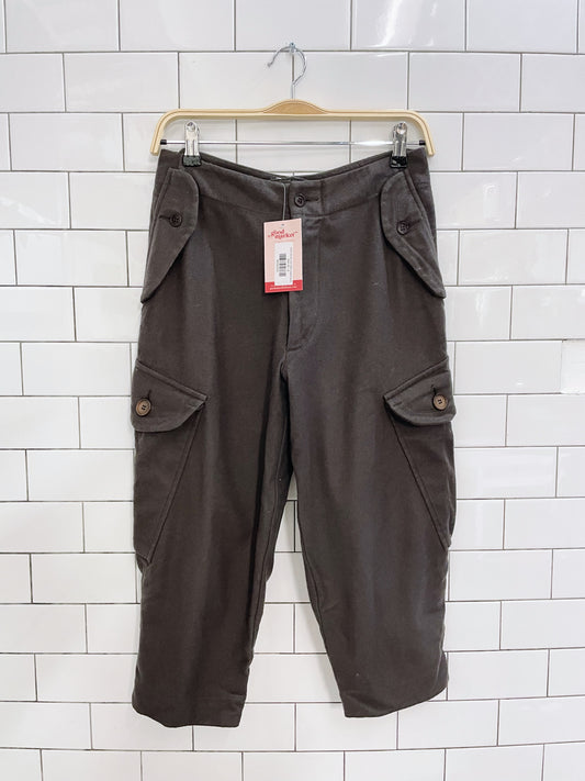 katya revenko wool utility cropped pants