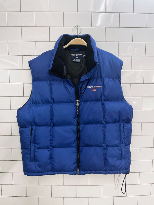 vintage polo sport down vest