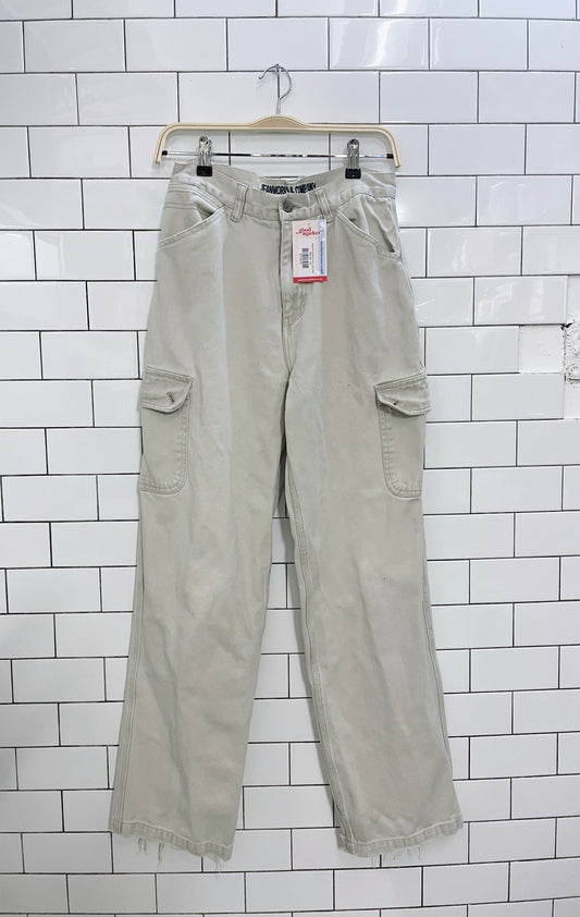 vintage 90s jeanworks chino cargo pants