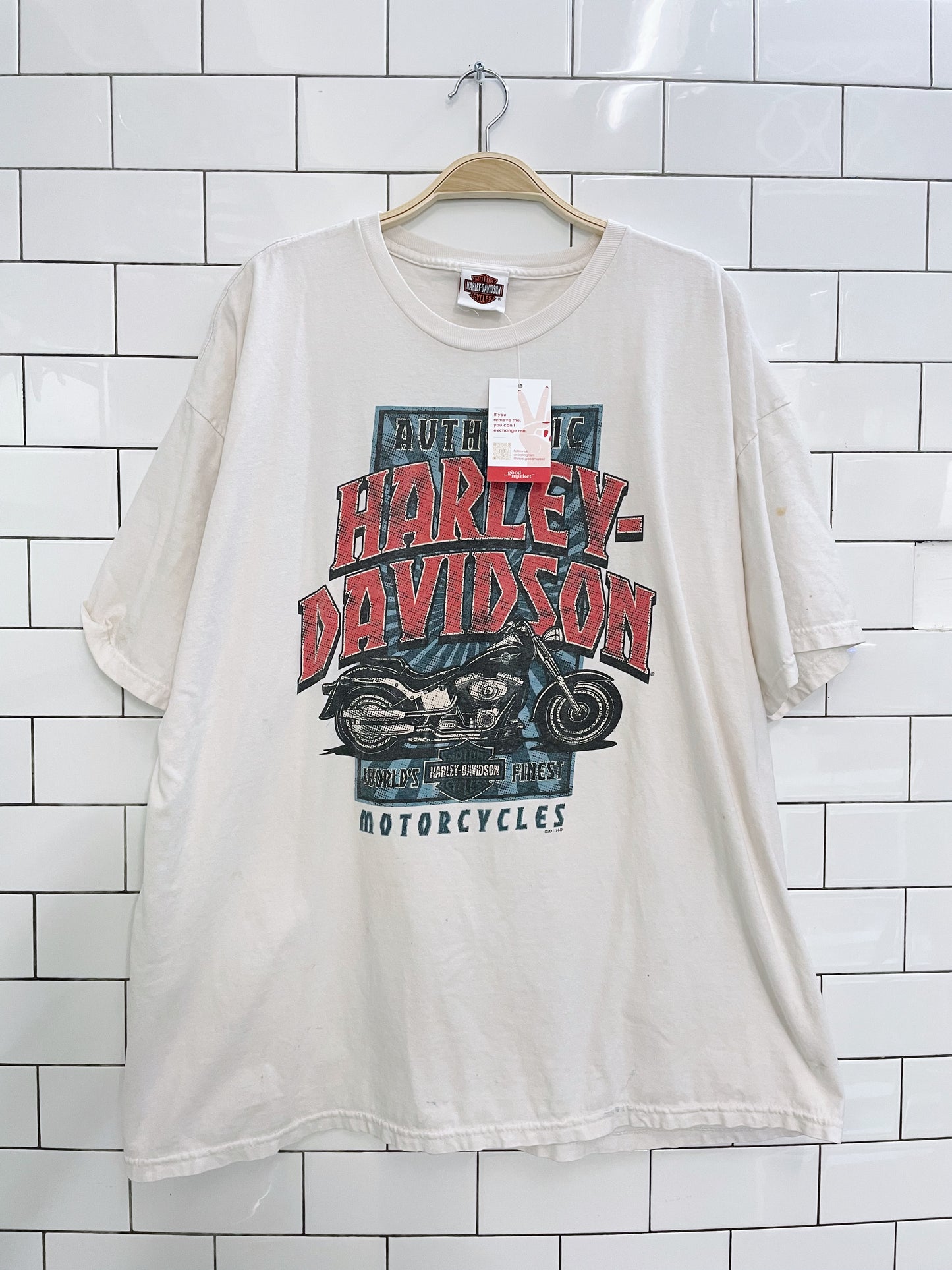 vintage 2011 harley davison tee