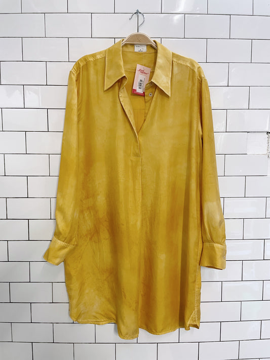 wilfred le fou aura silk shirt dress