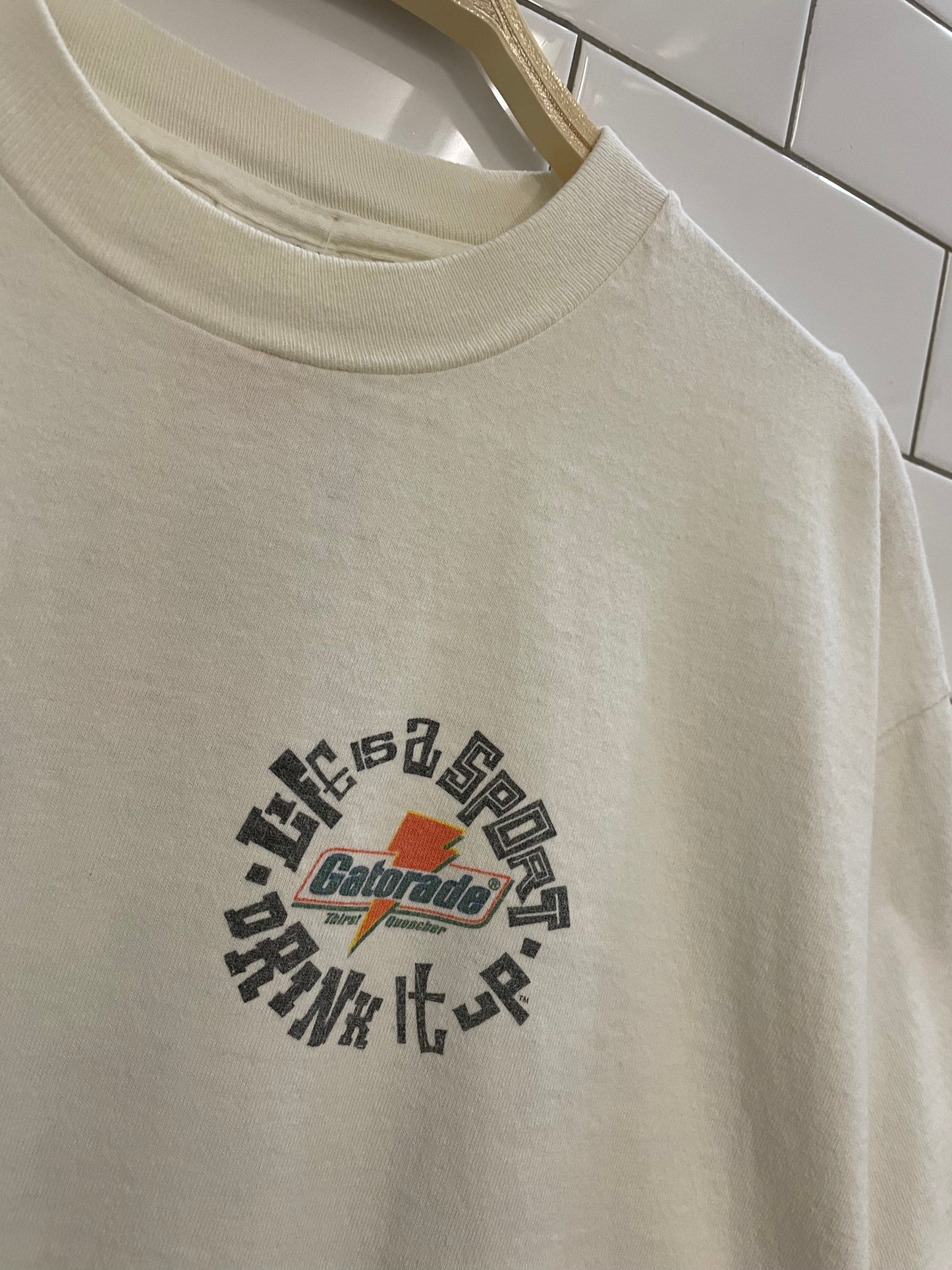 vintage 90s gatorade x nba finals tee