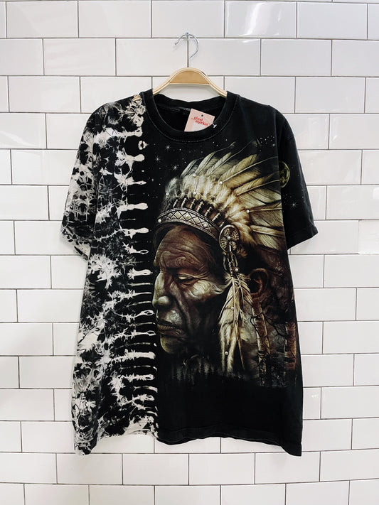 vintage jay's rock studded bleach dye tee