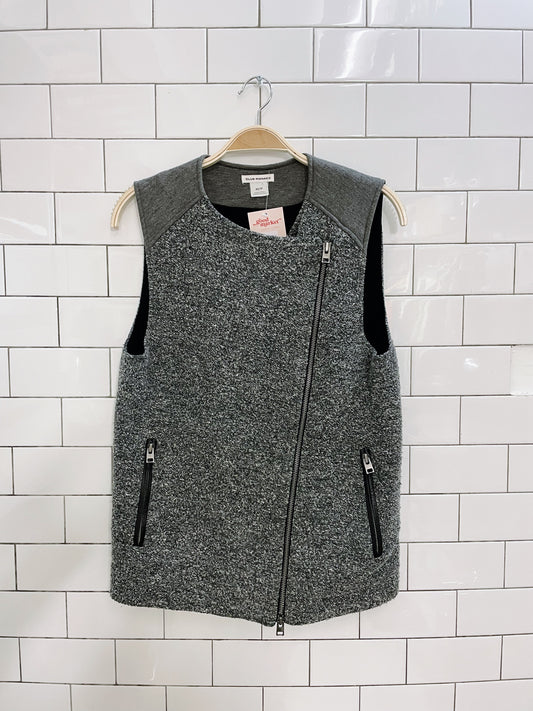 club monaco boucle moto vest