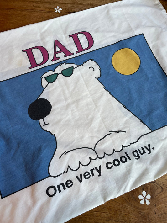 vintage 90s boynton dad cool guy pillow case