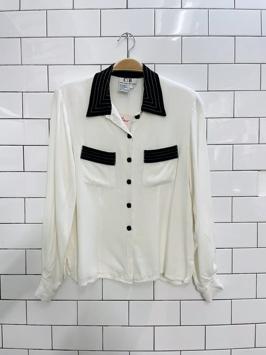 vintage carry back new york piano blouse