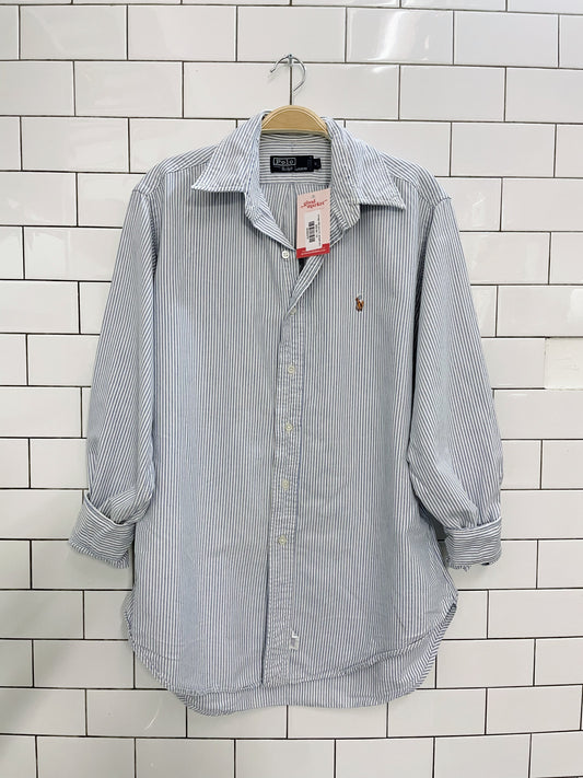 vintage 90s polo RL striped shirt