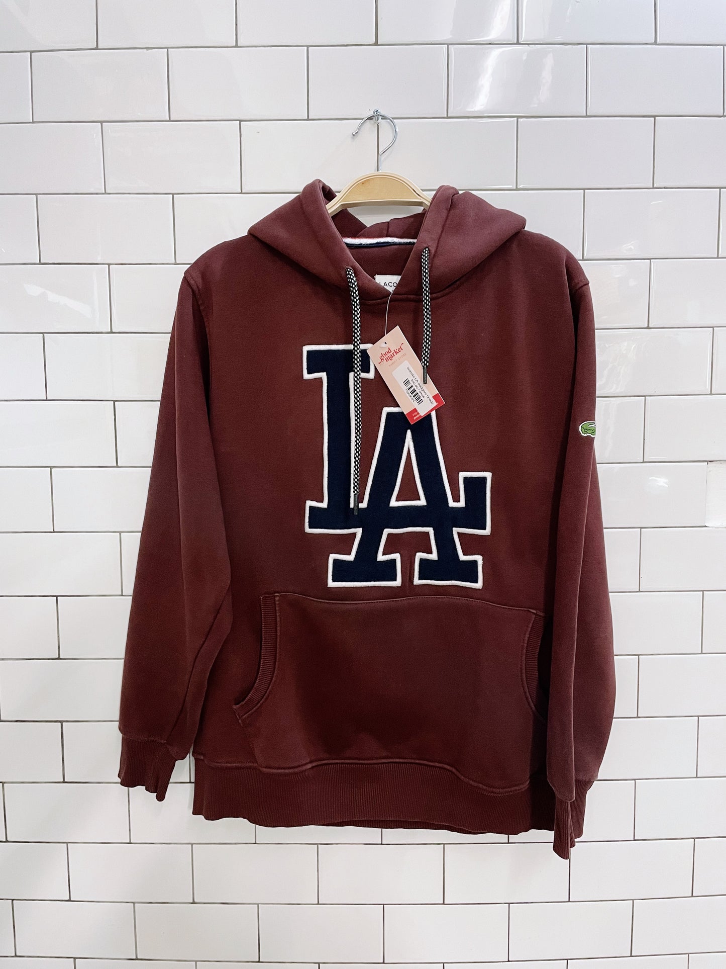 lacoste LA dodgers hoodie