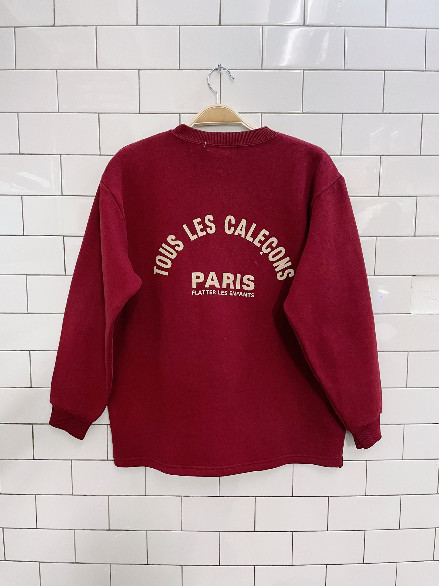 vintage 90s tous les calecons paris crew