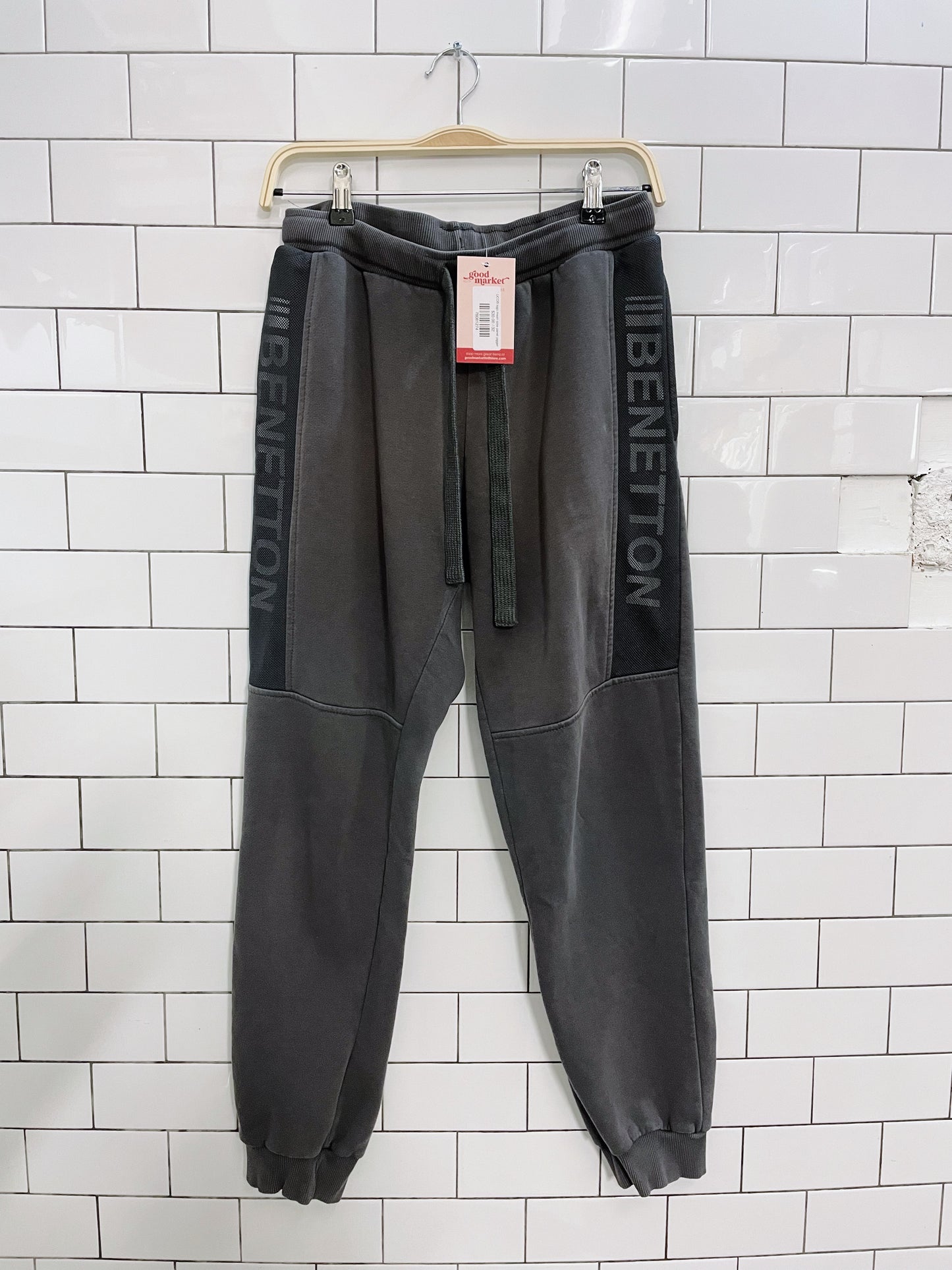 UCOB logo mesh side panel joggers