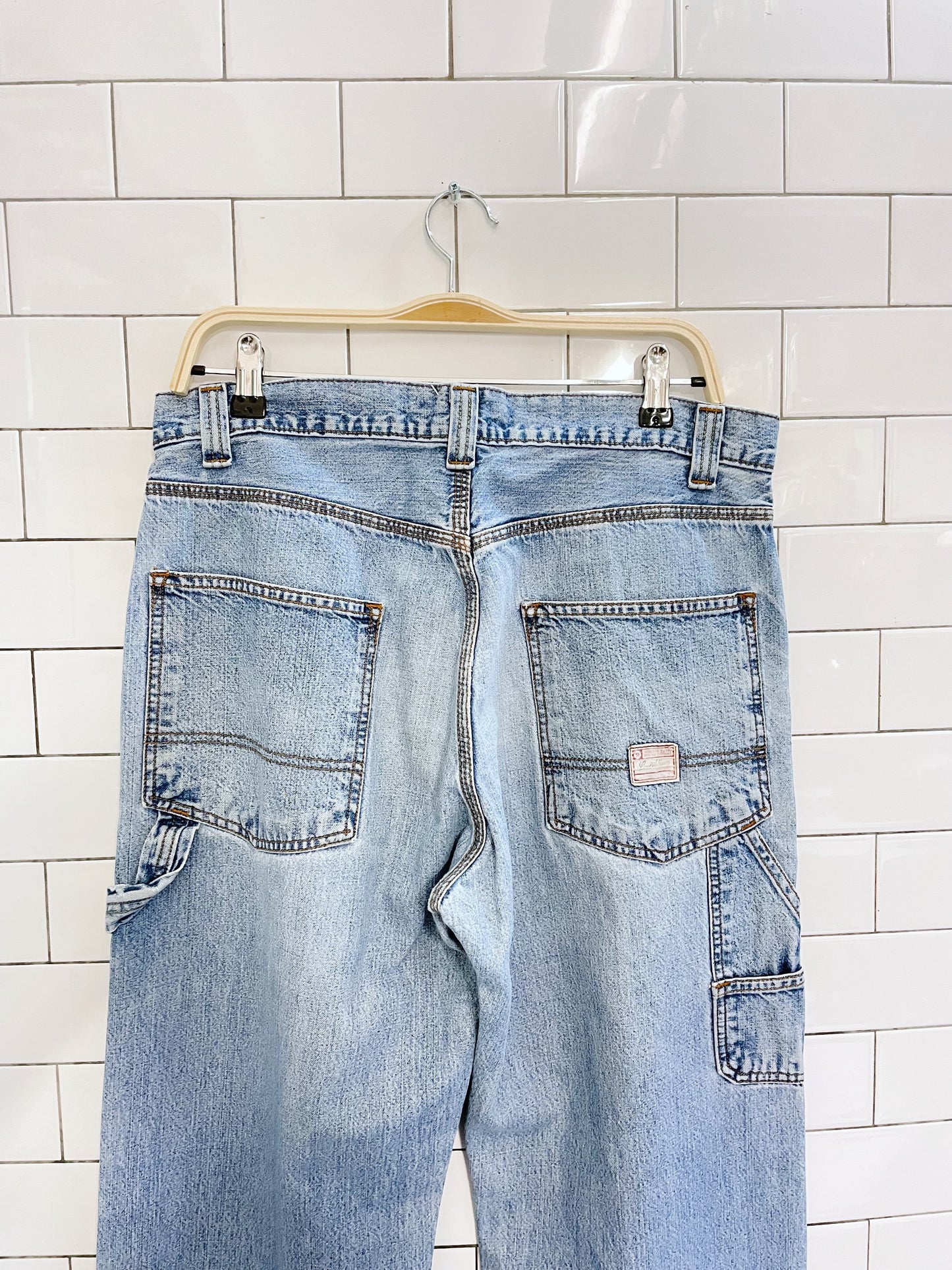 vintage 00s levi's white label carpenter jeans