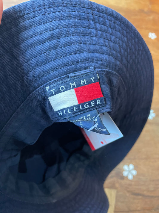 y2k tommy hilfiger bucket hat