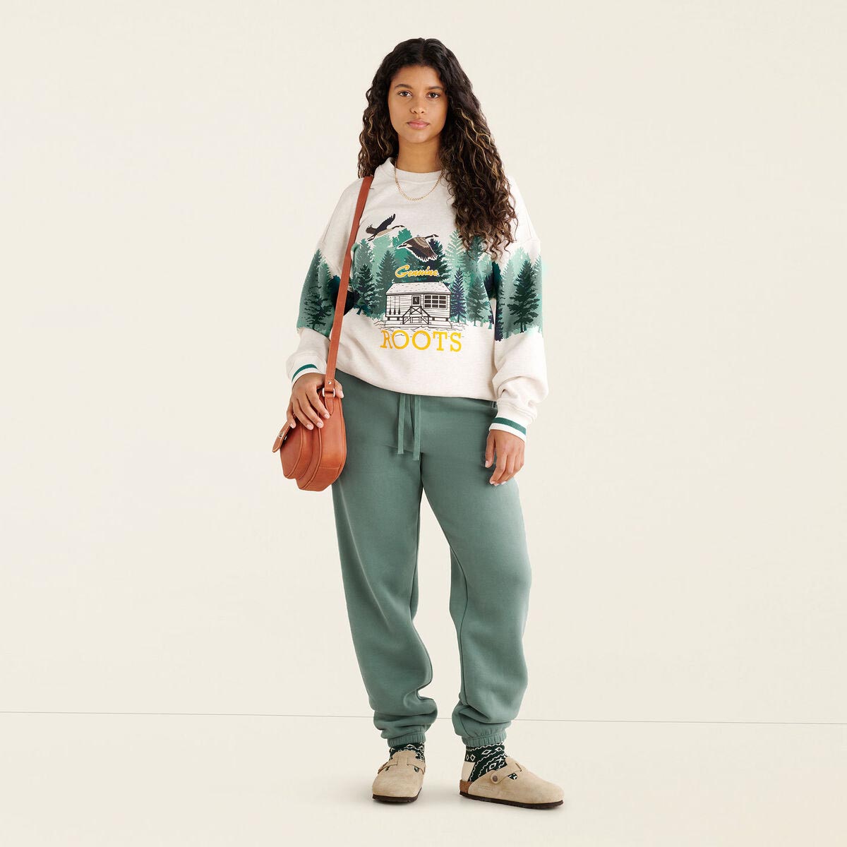 roots 2022 cloud sage green sweatpants