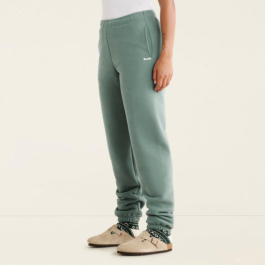 roots 2022 cloud sage green sweatpants