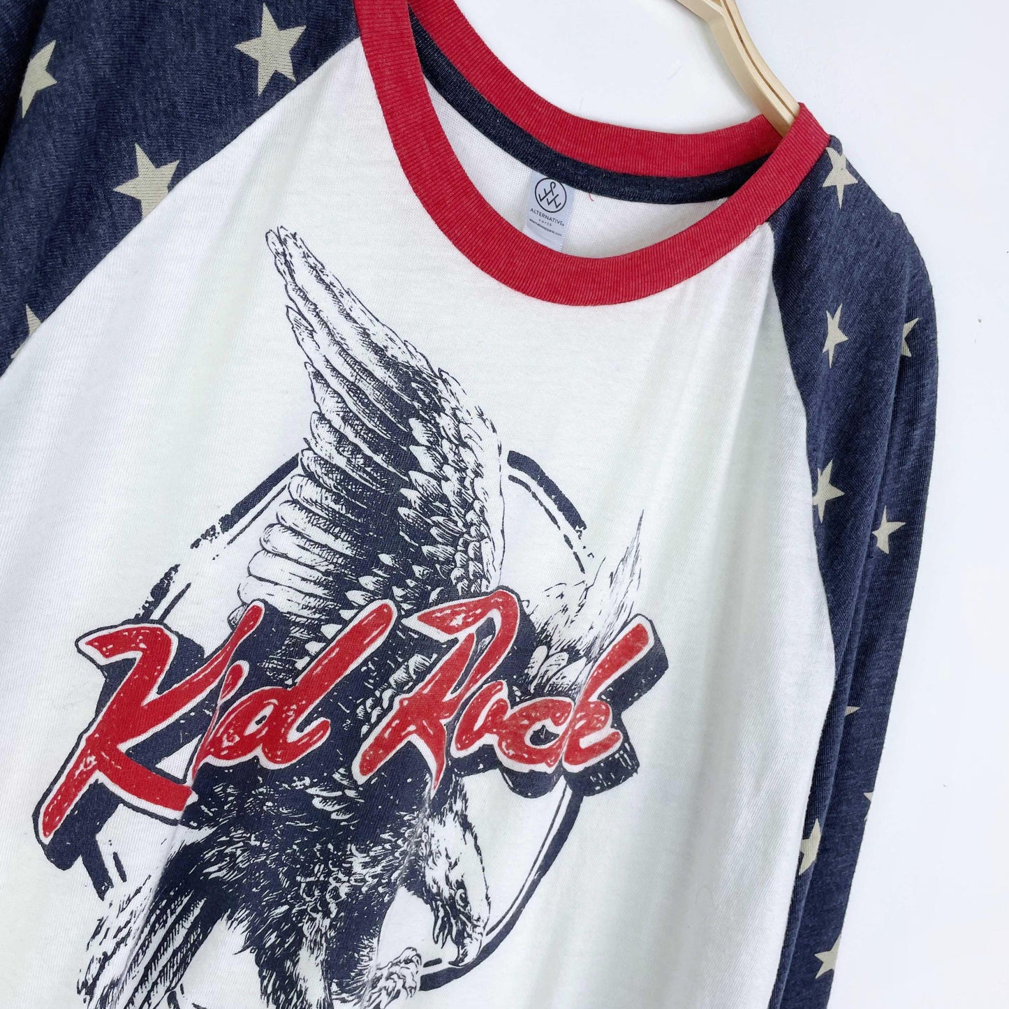 vintage 00s kid rock all american raglan tee