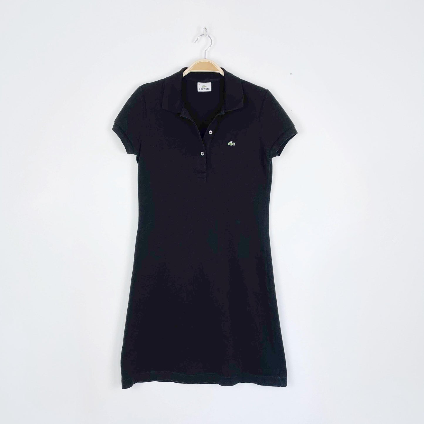 lacoste pique polo mini dress