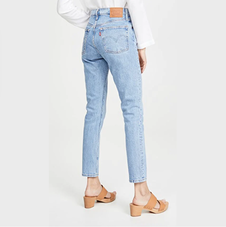 levi's 501 slim button fly straight jeans