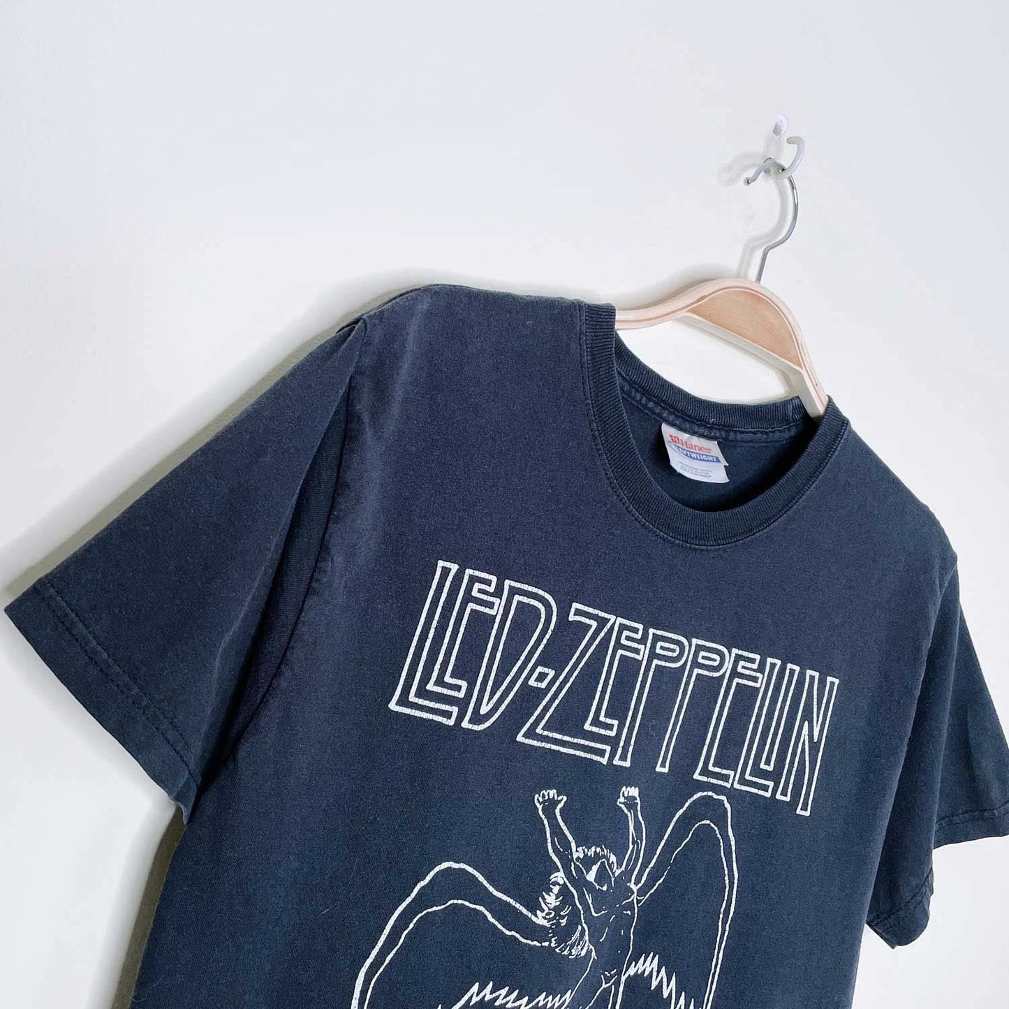 led zeppelin 2003 myth gem usa 1977 tee - size small