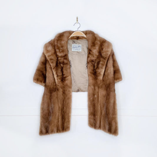 vintage grafstein-berg mink fur stole