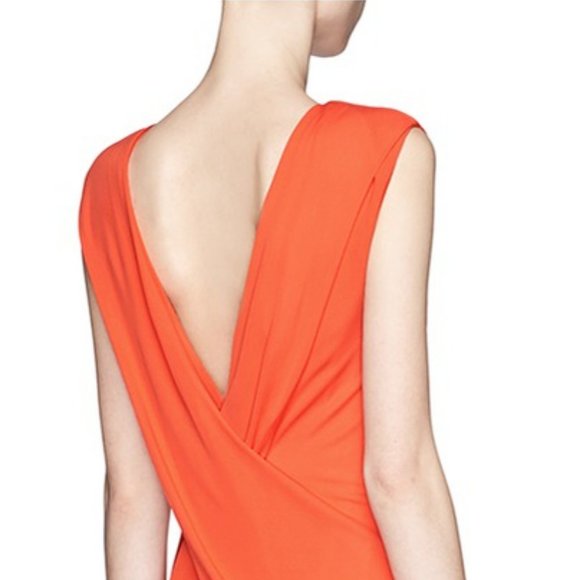 t alexander wang cross plunge back mini dress