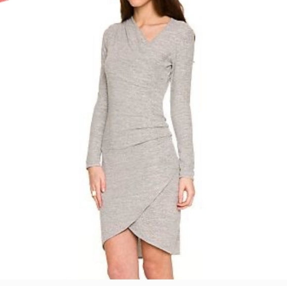 wilfred free klum long sleeve knit dress