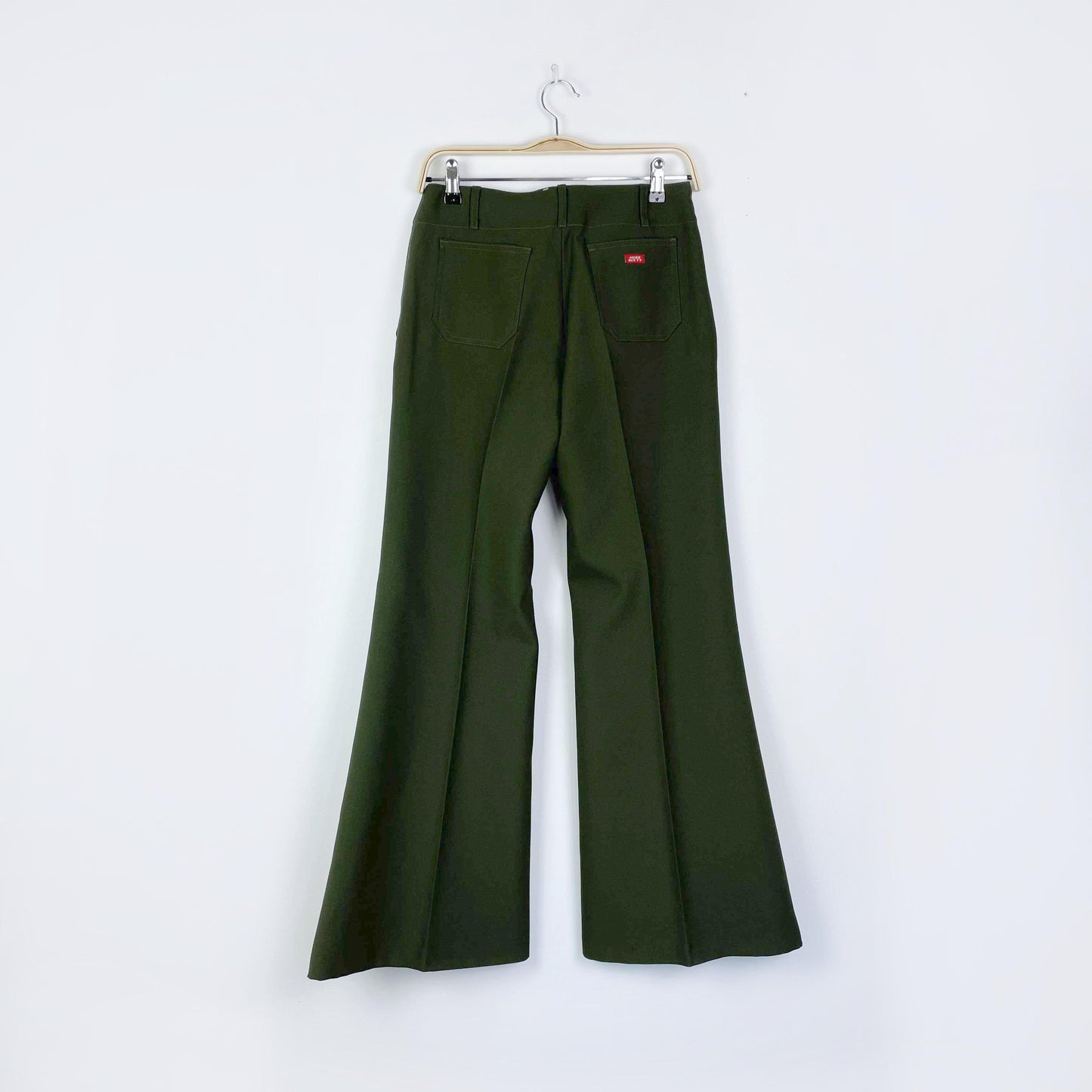 miss sixty low rise bell bottom green trouser - size 27