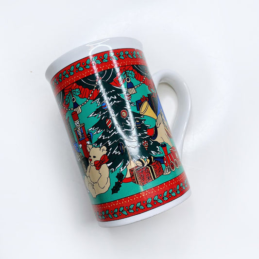 vintage 90s nutcracker holiday mug