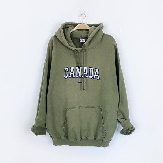 vintage 00s nike canada hoodie