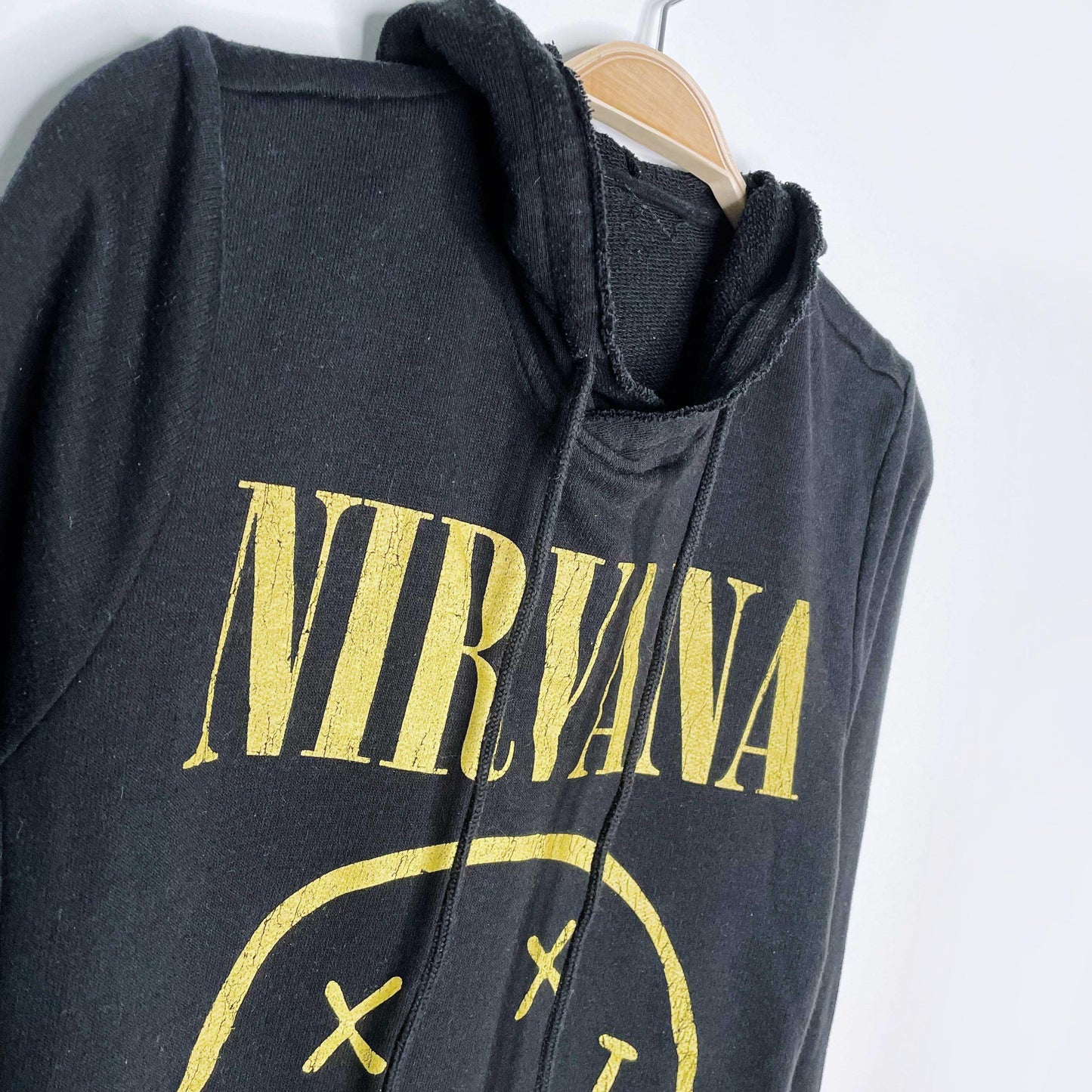 h&m 2017 nirvana grunge smiley hoodie