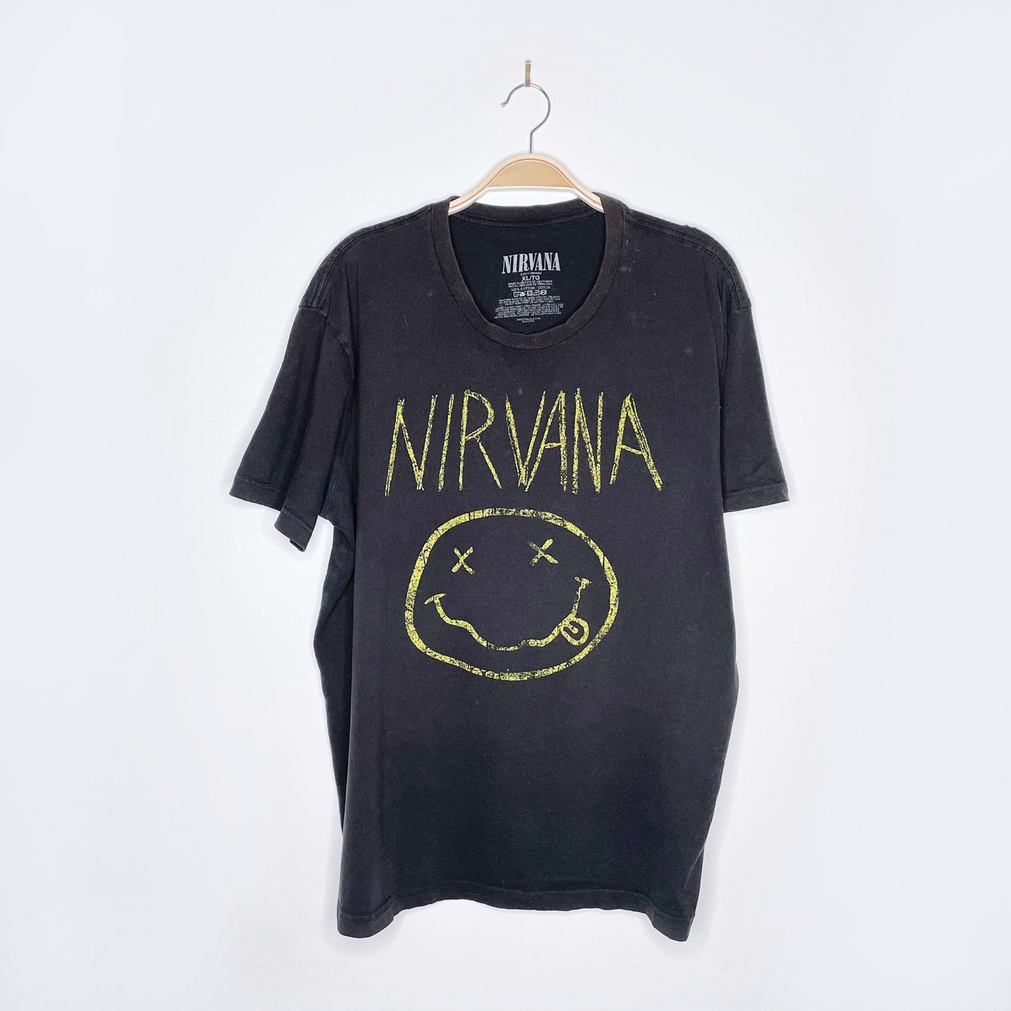 nirvana 2014 nevermind smiley tee