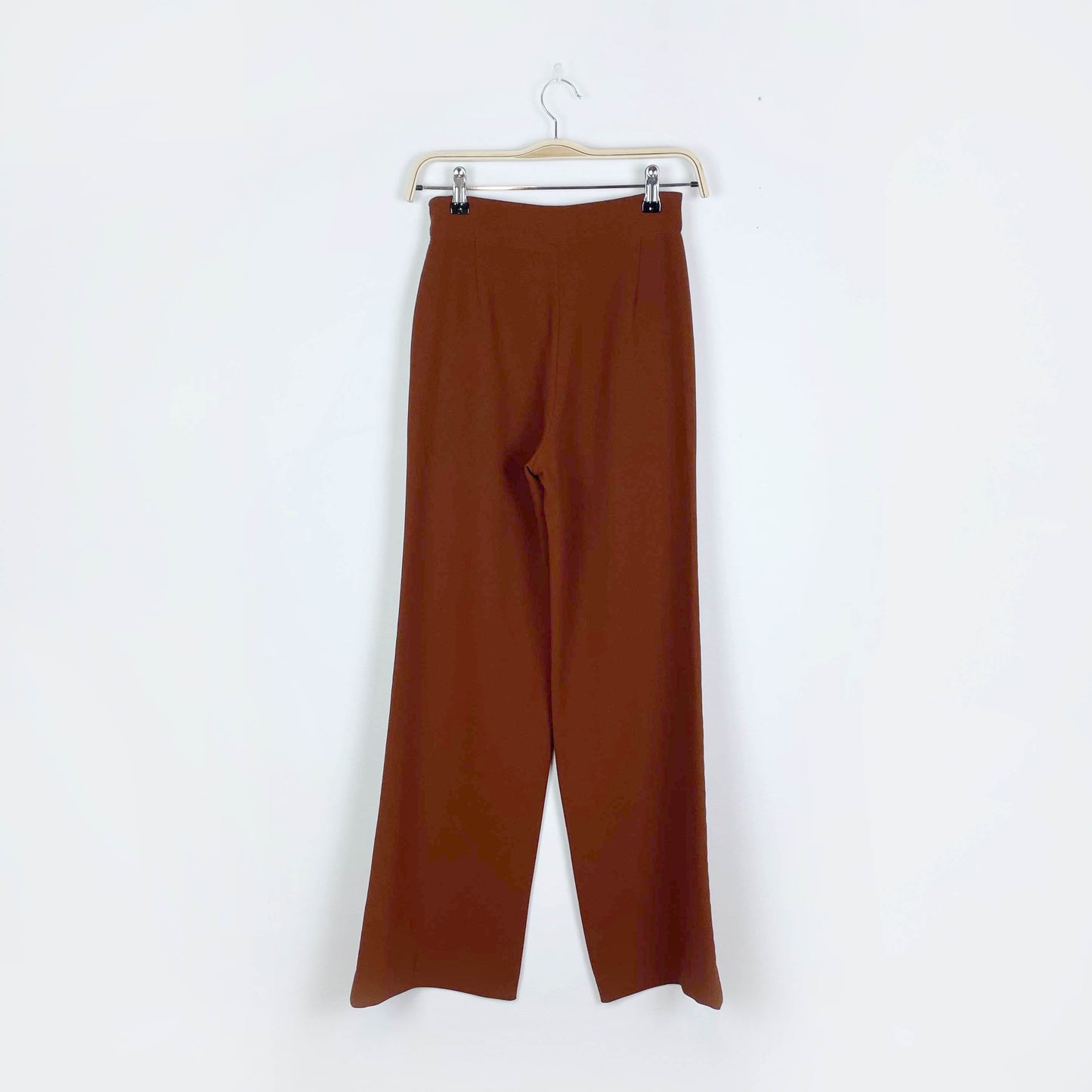 wilfred halley wide leg trouser in carmelized - size 0