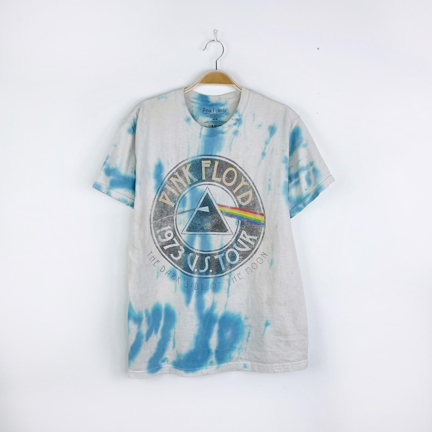 UO pink floyd dark side of the moon tie dye tee