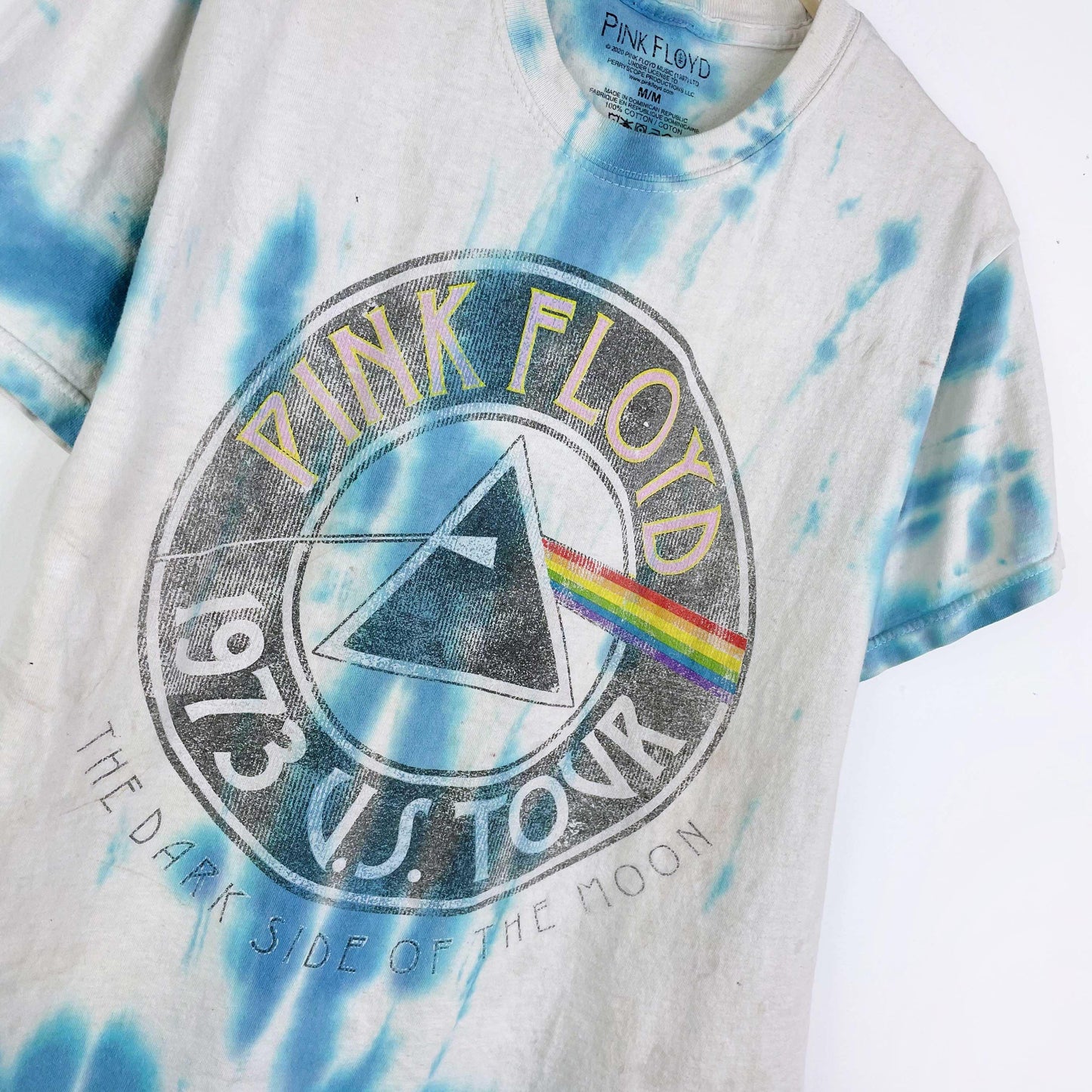 UO pink floyd dark side of the moon tie dye tee