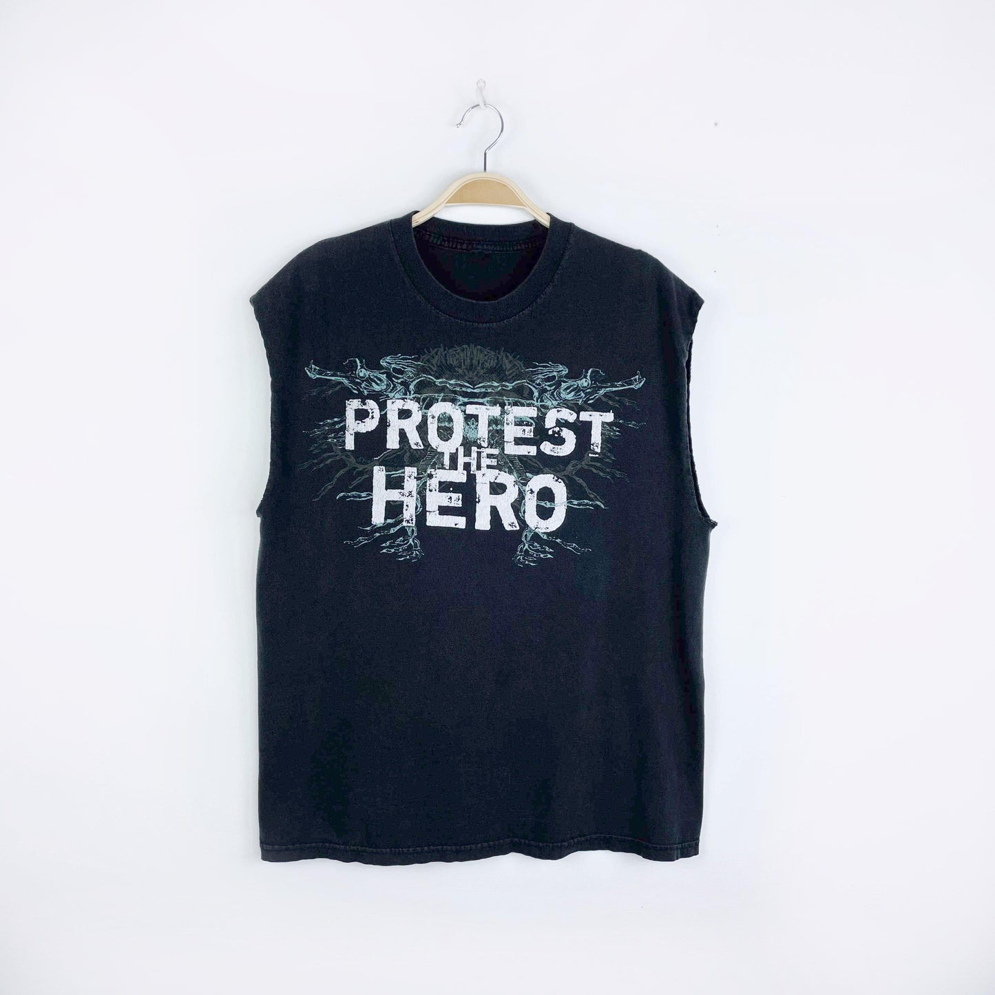 vintage protest the hero we feel nothing rework tee